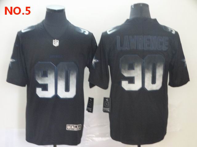 Men's Dallas Cowboys #90 DeMarcus Lawrence Jersey NO.5;